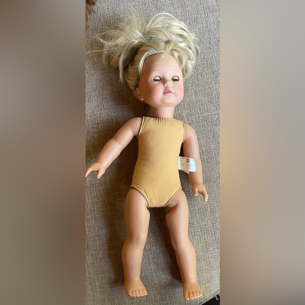 Pottery Barn Kids Gotz Doll Blond Hair 18" Tall